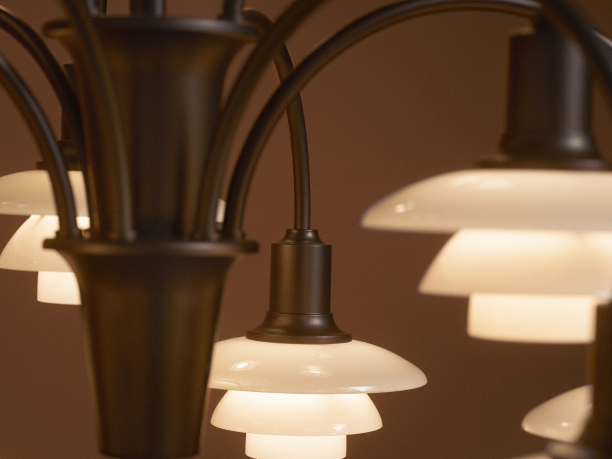 Louis Poulsen Ph 1 1 Chandelier 9 Suspension Lamp Edition Del Centenario
