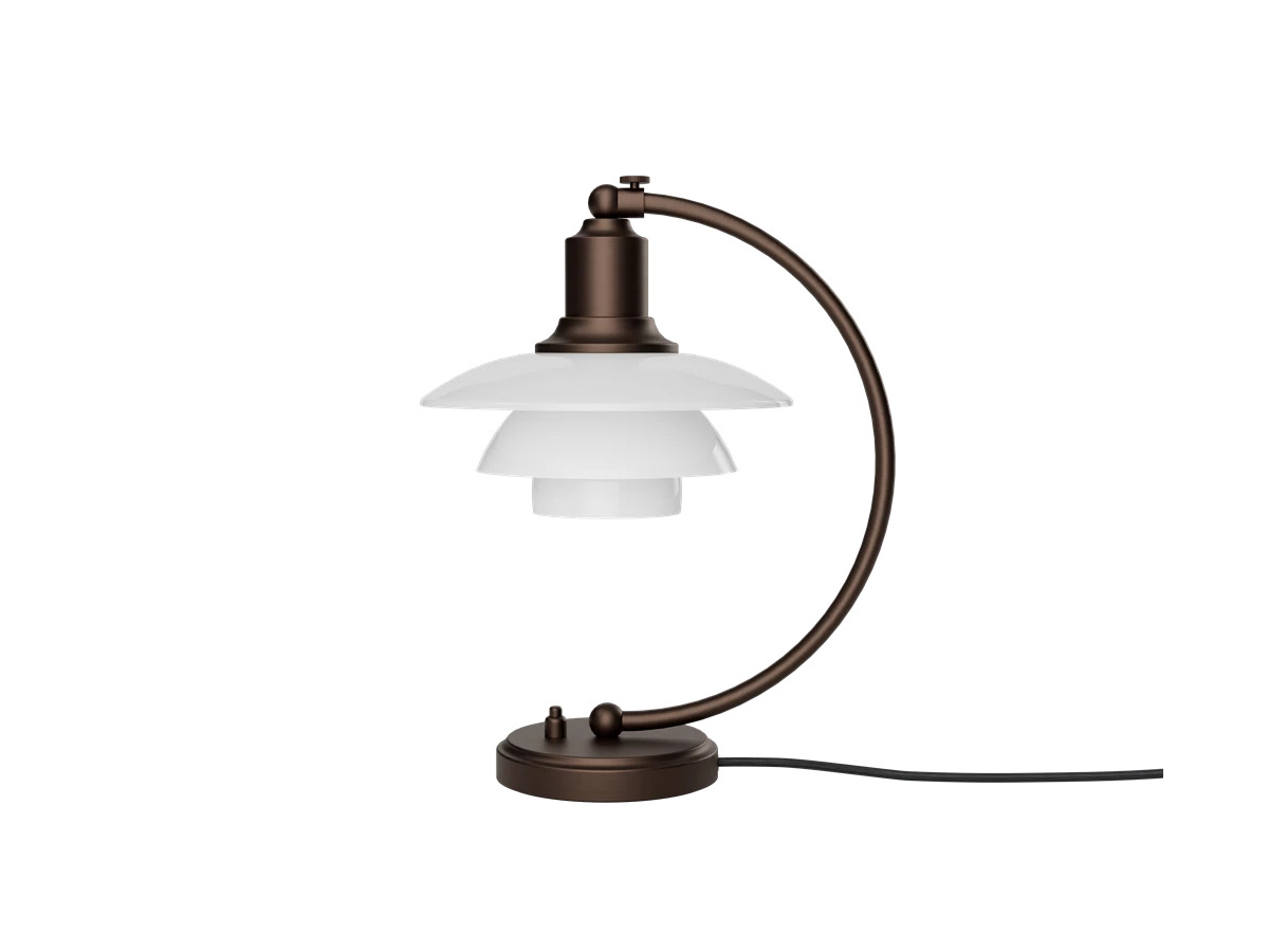 Louis Poulsen Ph 22 Luna Aged Brass Opal Table Lamp