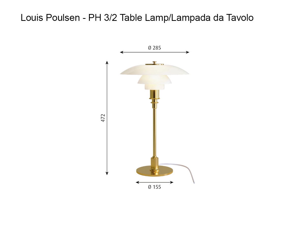 Louis Poulsen Ph 32 Table Lamp