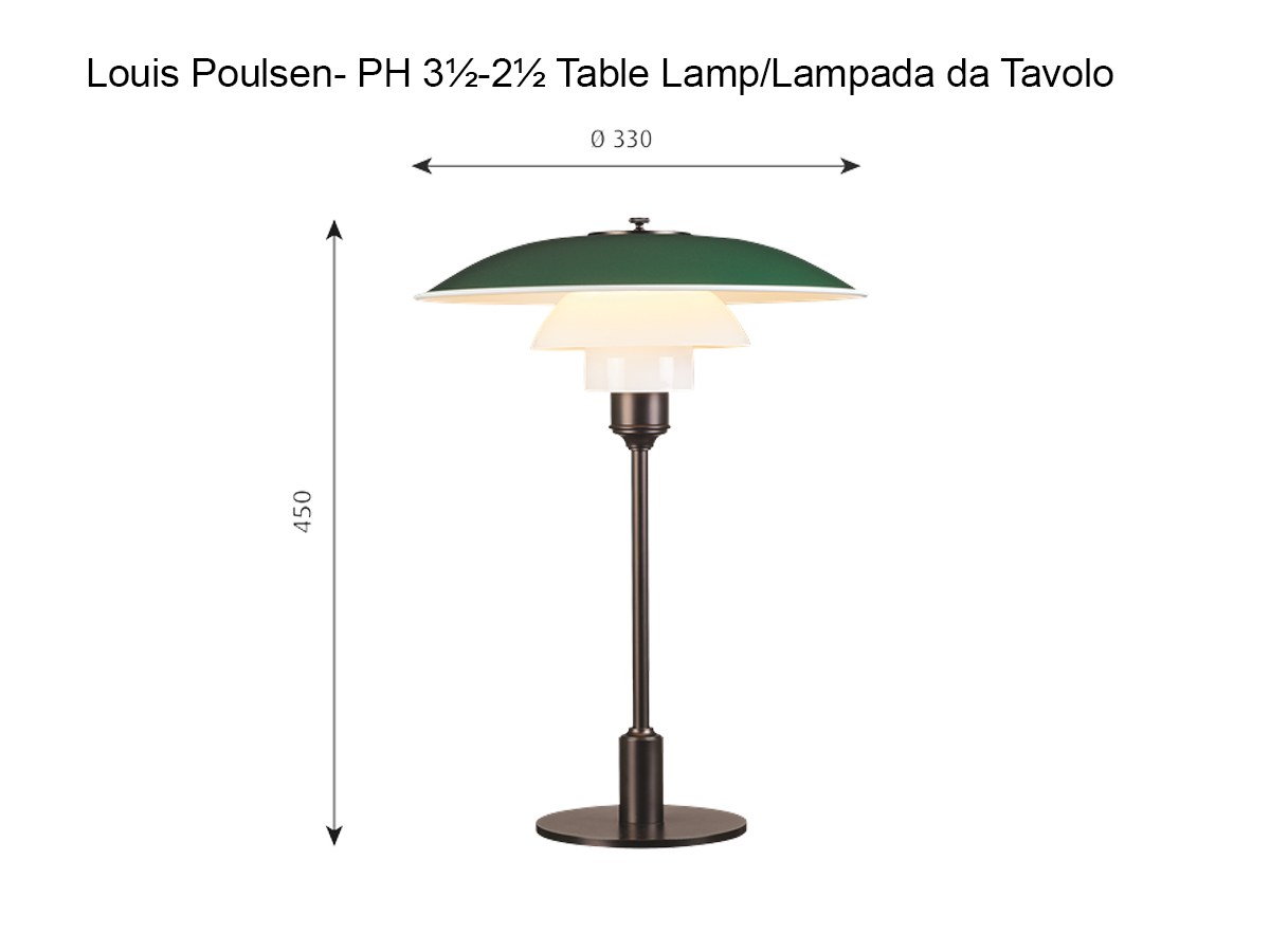 Louis Poulsen Ph 3 2 Table Lamp