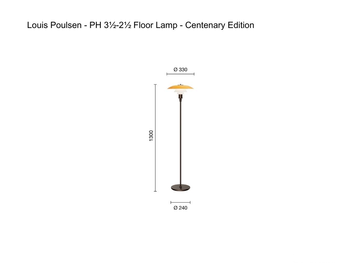 Louis Poulsen Ph 31 2 21 2 Floor Lamp Edition Del Centenario