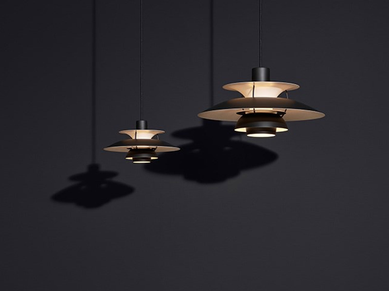 Louis Poulsen Ph 5 Monochrome Suspension Lamp