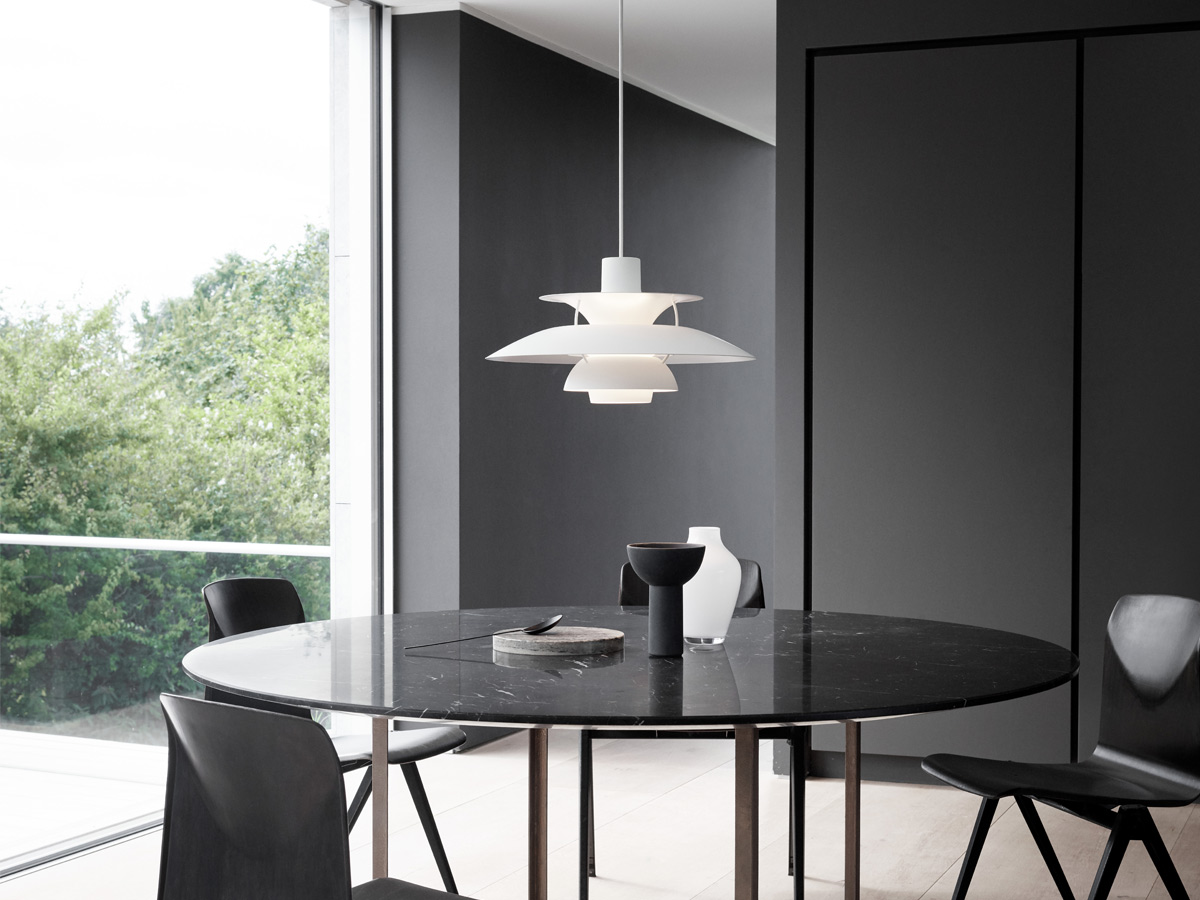 Louis Poulsen Ph 5 Monochrome Suspension Lamp