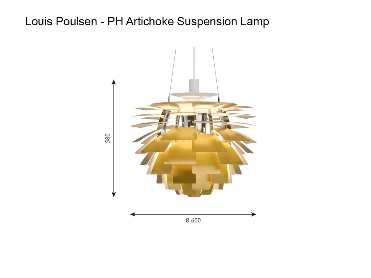Louis Poulsen Ph Artichoke Led O 60 Suspension Lamp