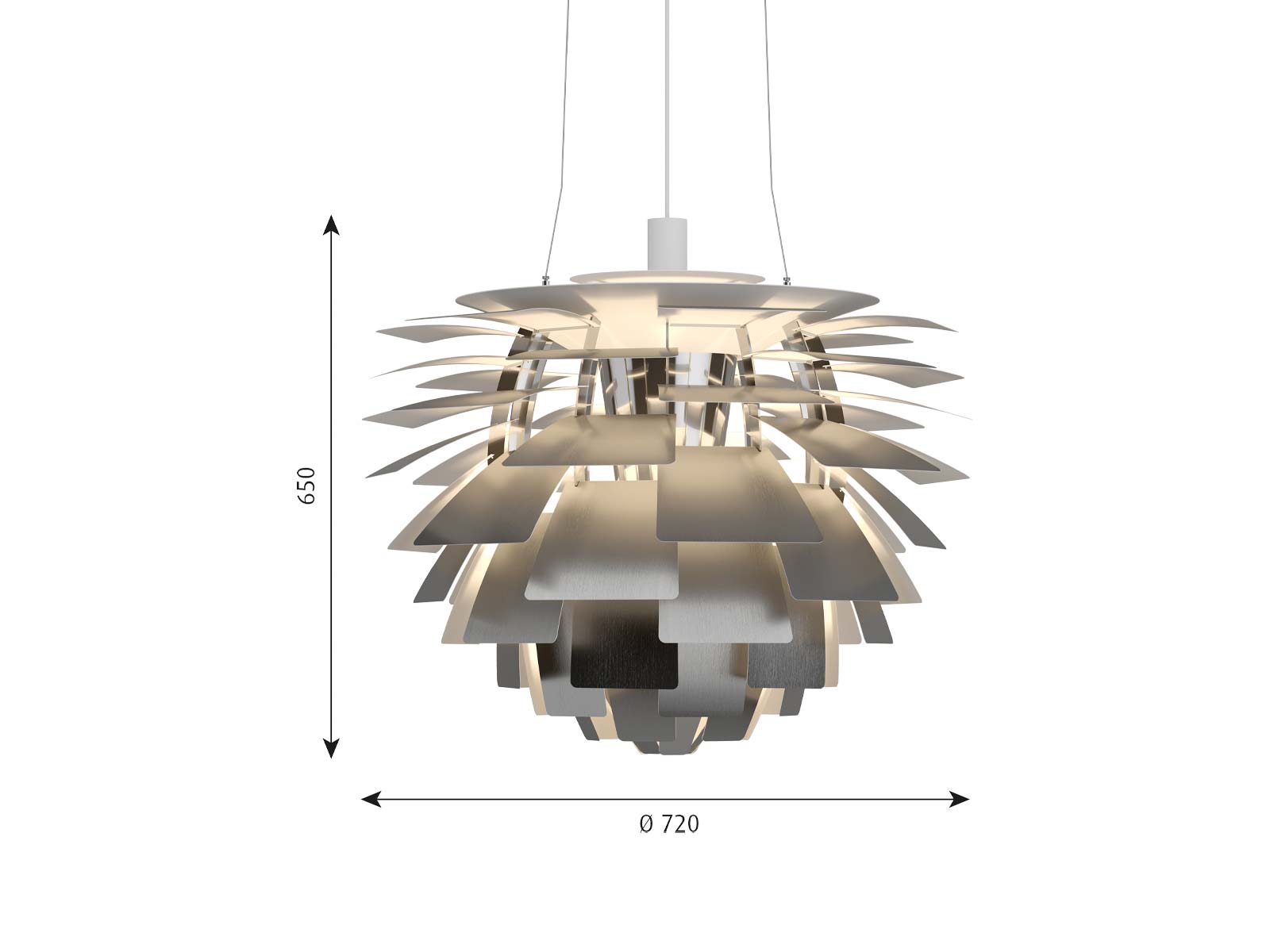 Louis Poulsen Ph Artichoke Led Suspension Lamp O72