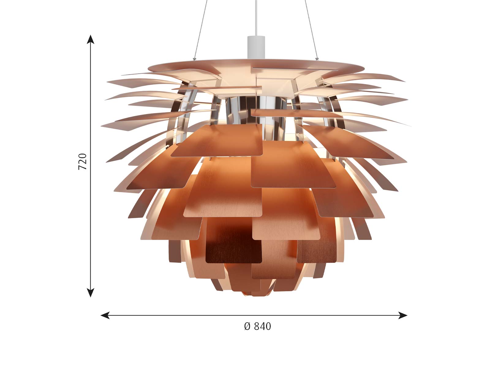 Louis Poulsen Ph Artichoke Led Suspension Lamp O84