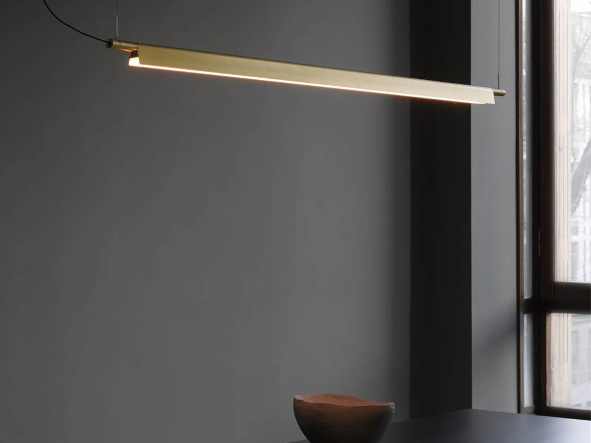 Luceplan Compendium D81s Suspension Lamp Brass