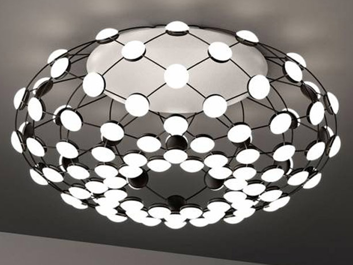 Luceplan D86pln Mesh Ceiling Lamp
