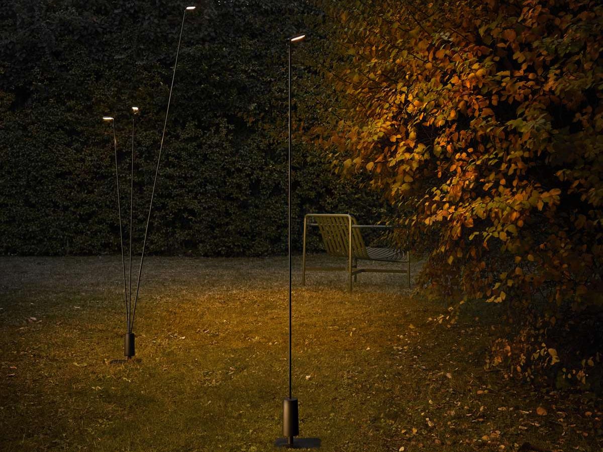 Luceplan Flia Outdoor Floor Lamp 3 Stems