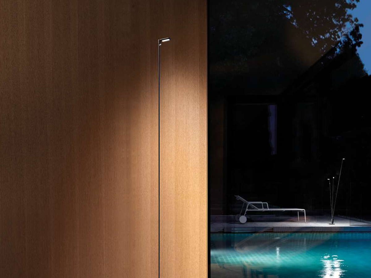 Luceplan Flia Outdoor Floor Lamp 3 Stems