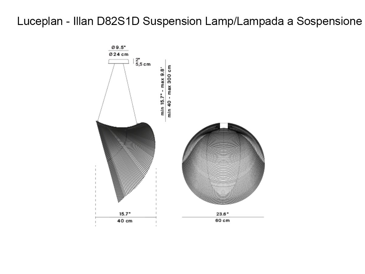 Luceplan Illan D82s1d Suspension Lamp