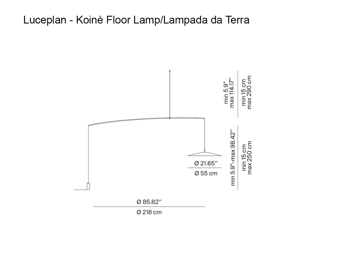 Luceplan Koine Floor Lamp