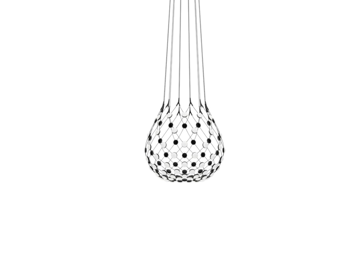 Luceplan Mesh Suspension Lamp O 80 Cm Wireless