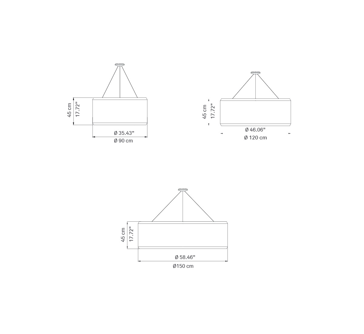 Luceplan Silenzio Suspension Lamp