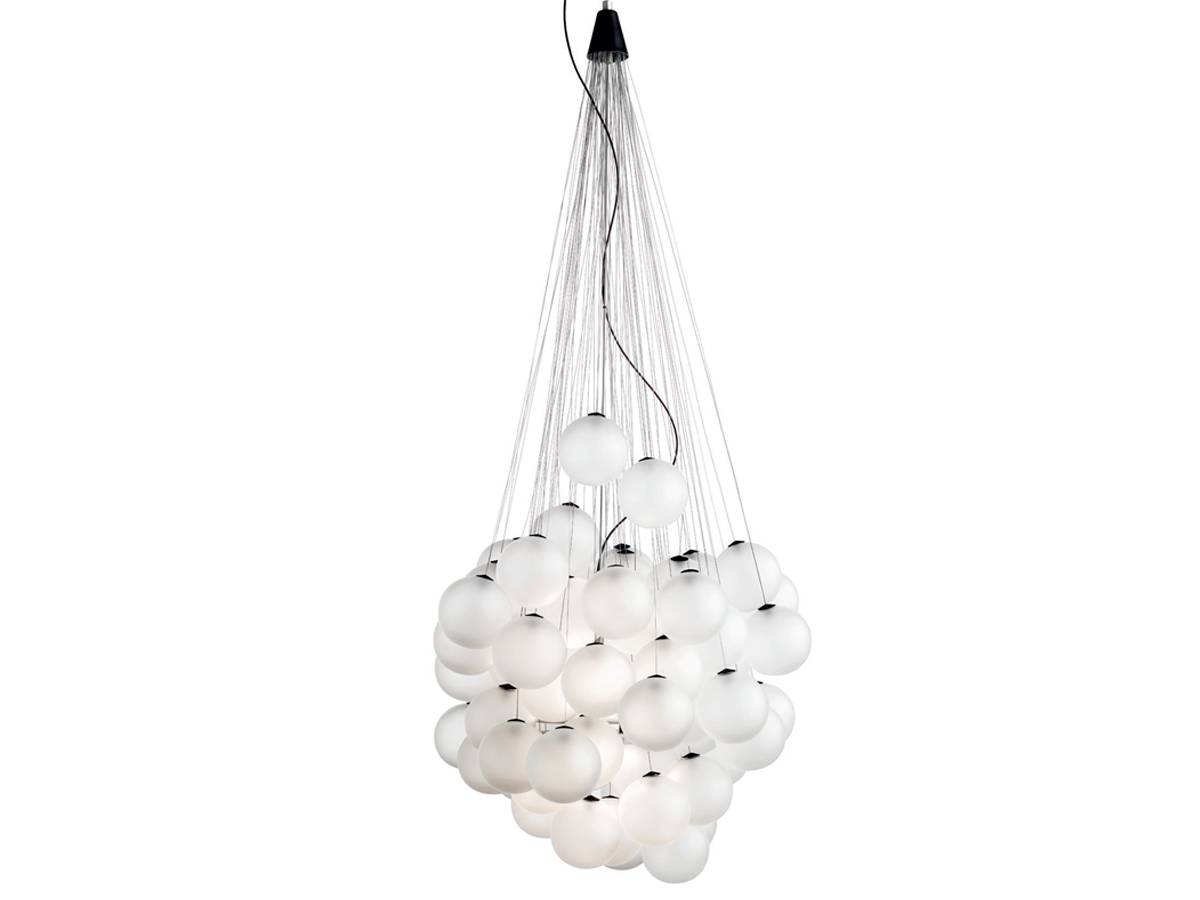 Luceplan Stochastic 72 Suspension Lamp Opal 2700k