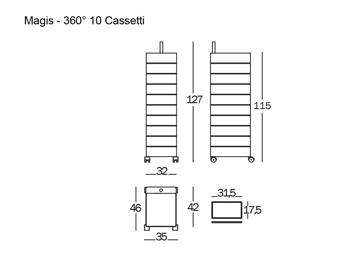 Magis 360 Chest Of Drawers 10