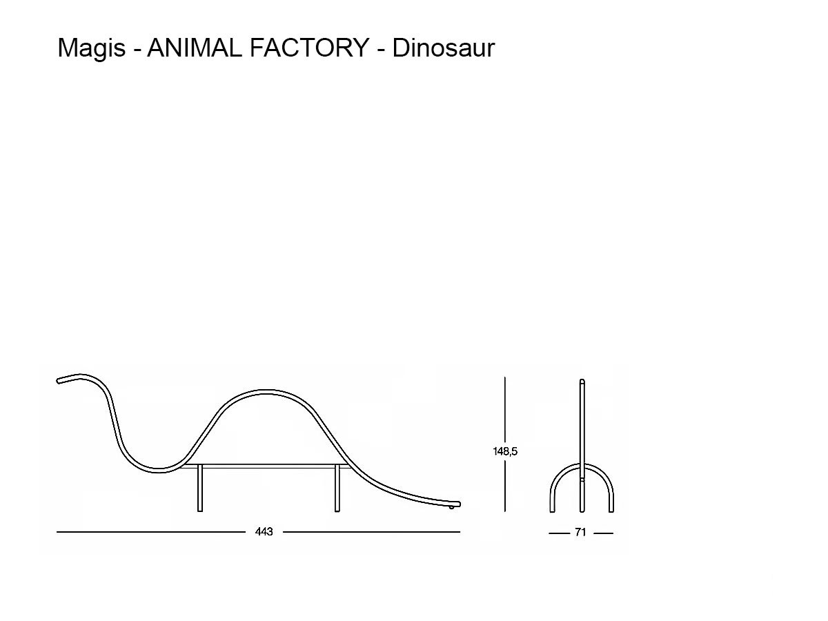 Magis Animal Factory Dinosauro Sculpturetoy
