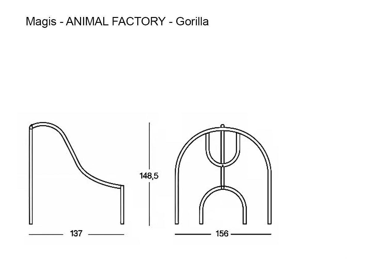 Magis Animal Factory Gorilla Sculpturetoy