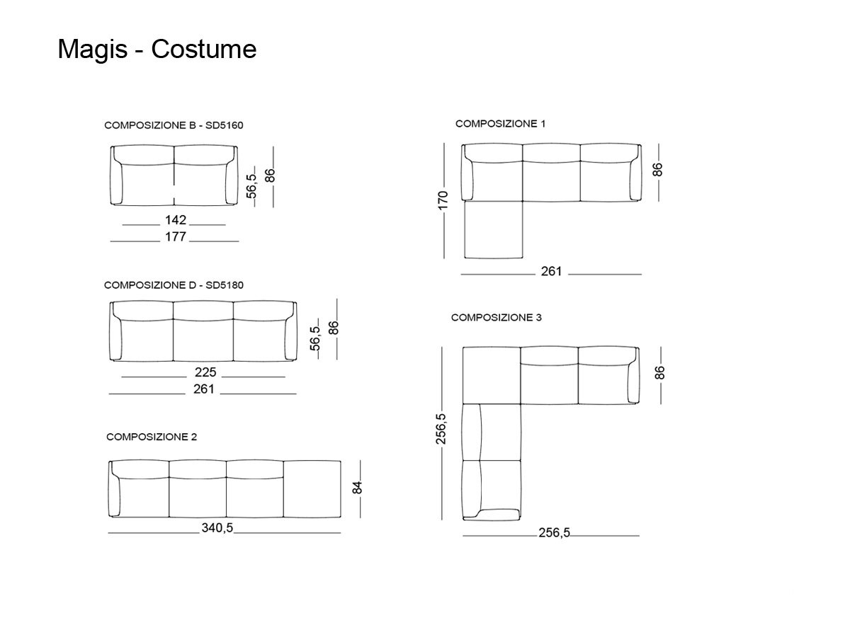 Magis Costume Sofa Collection