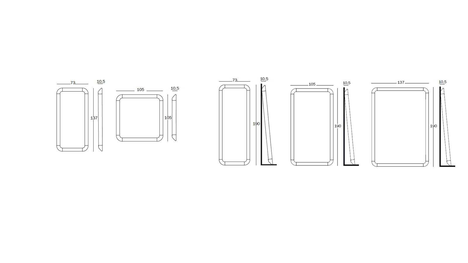 Magis Deja Vu Mirrors Collection