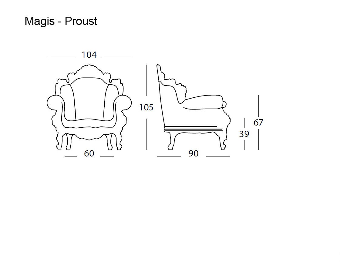 Magis Proust Multicolor Armchair 41679