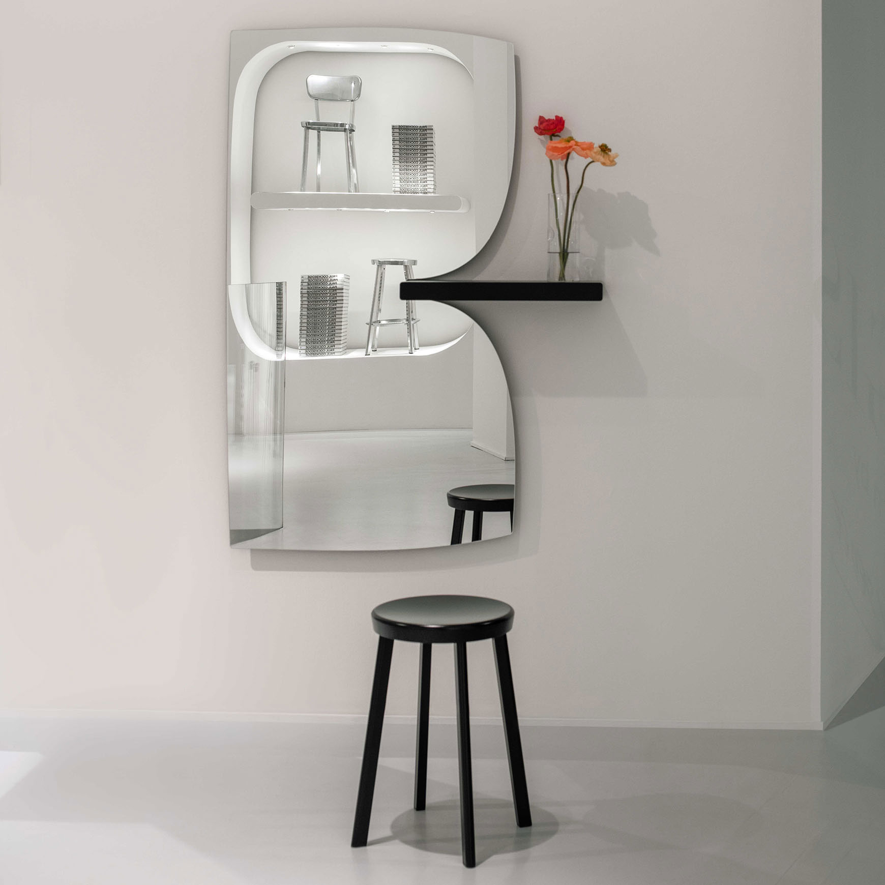 Magis Morphed Mirror With One Shelf