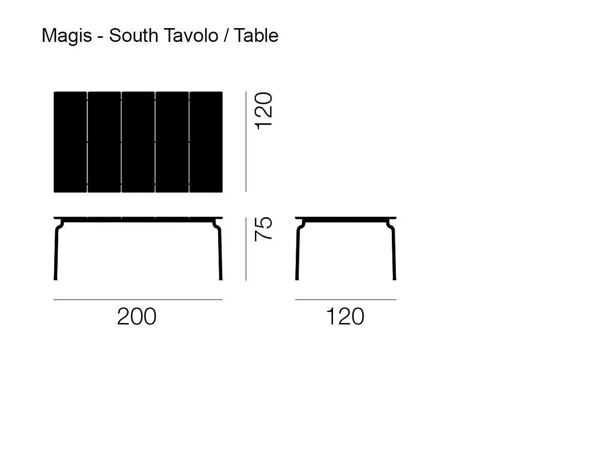 Magis South Table Outdoor