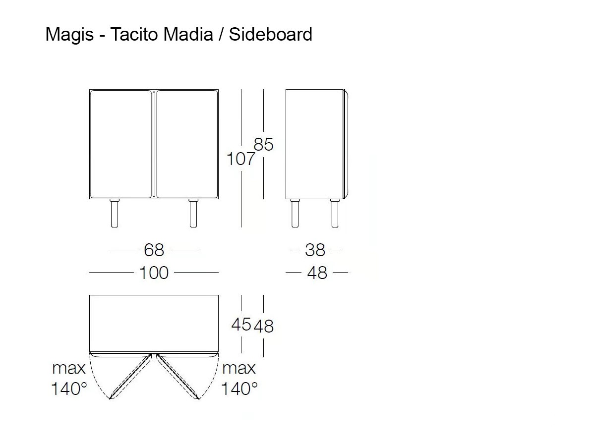 Magis Tacito Sideboard High
