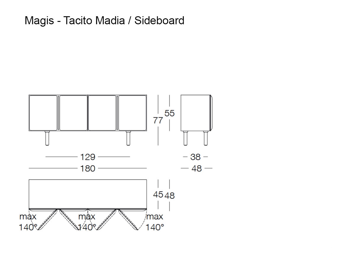 Magis Tacito Low Sideboard