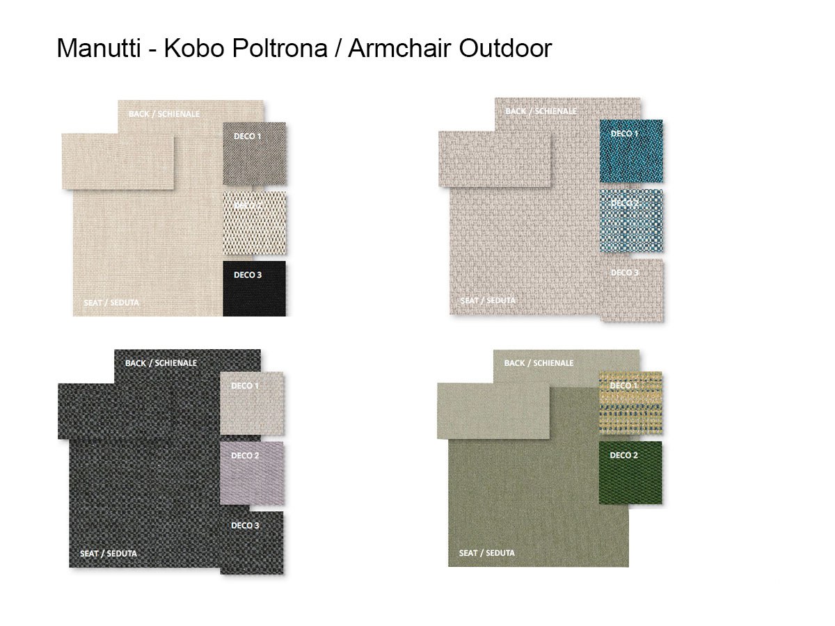 Manutti Kobo Collection Outdoor Armchair