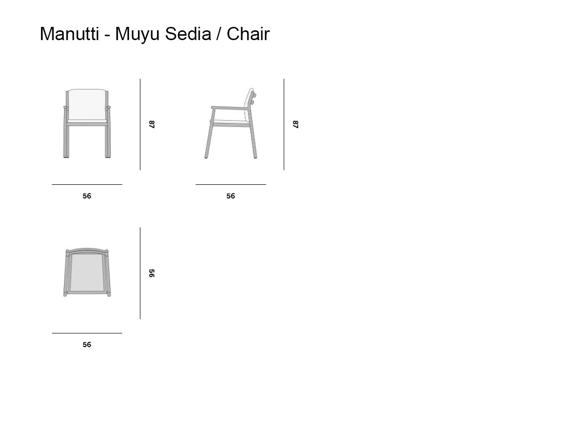 Manutti Muyu Chair Outdoor
