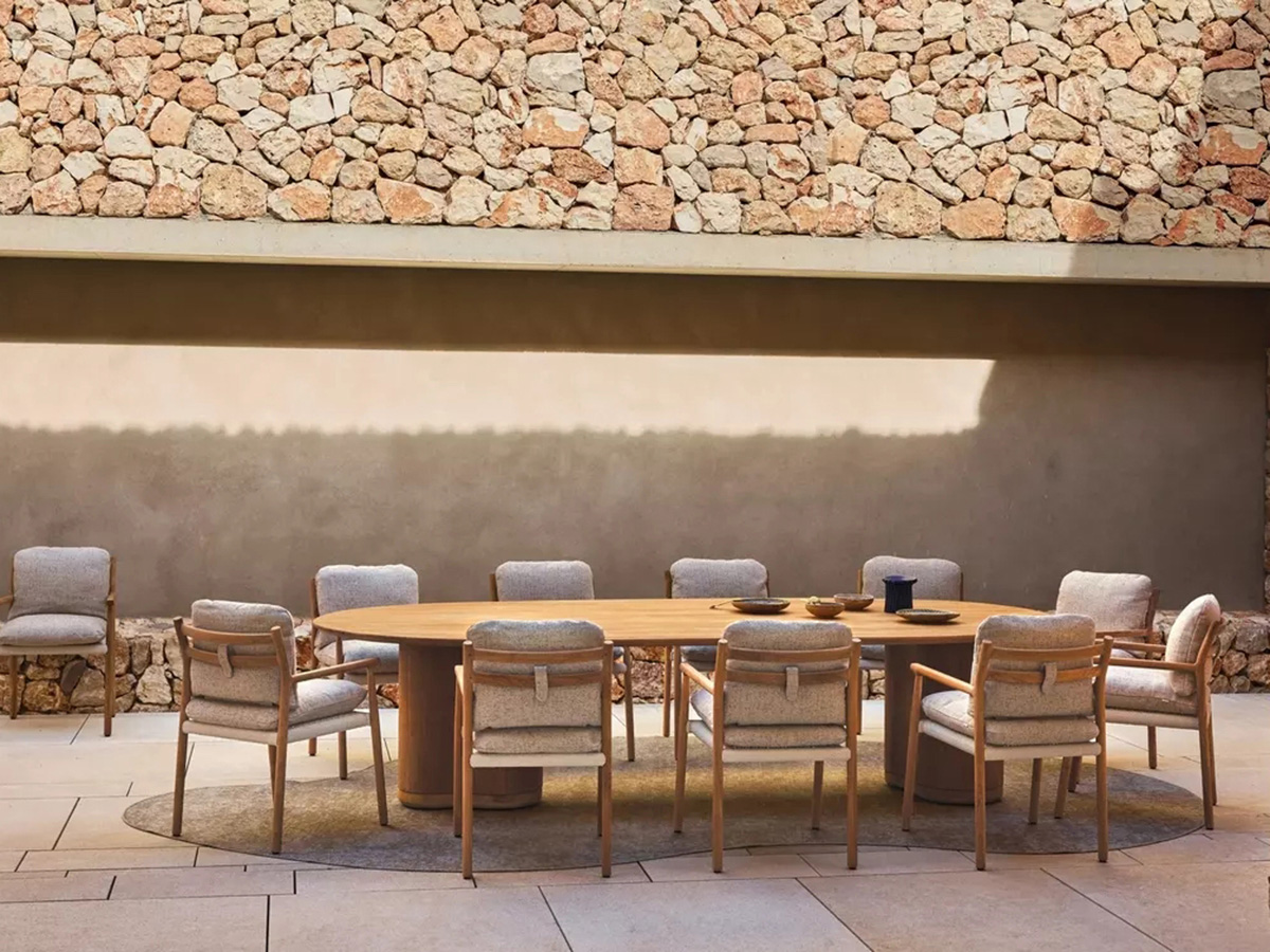 Manutti Ogado Organic Dining Table H75