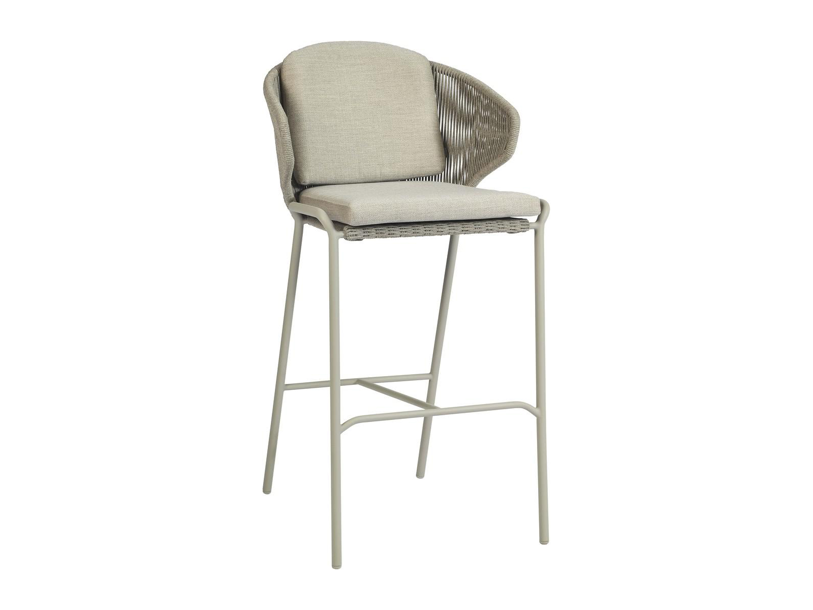 Manutti Radoc Bar Stool With Back 76h