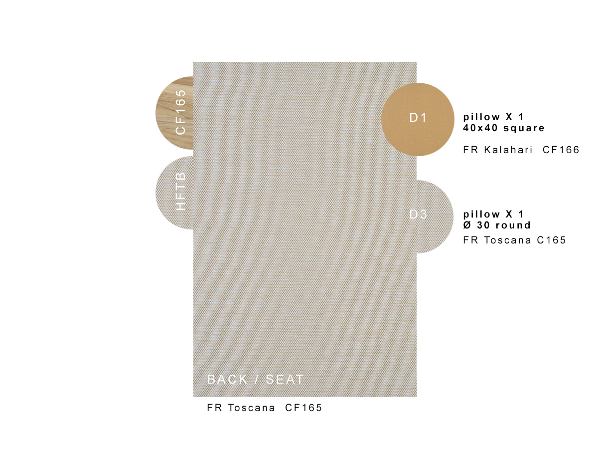 Manutti Sunrise Two Seater Sofa