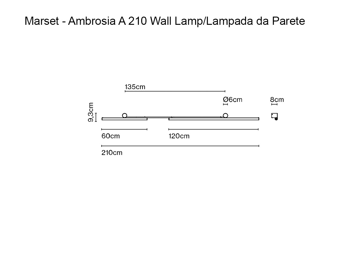 Marset Ambrosia A 210 Wall Lamp
