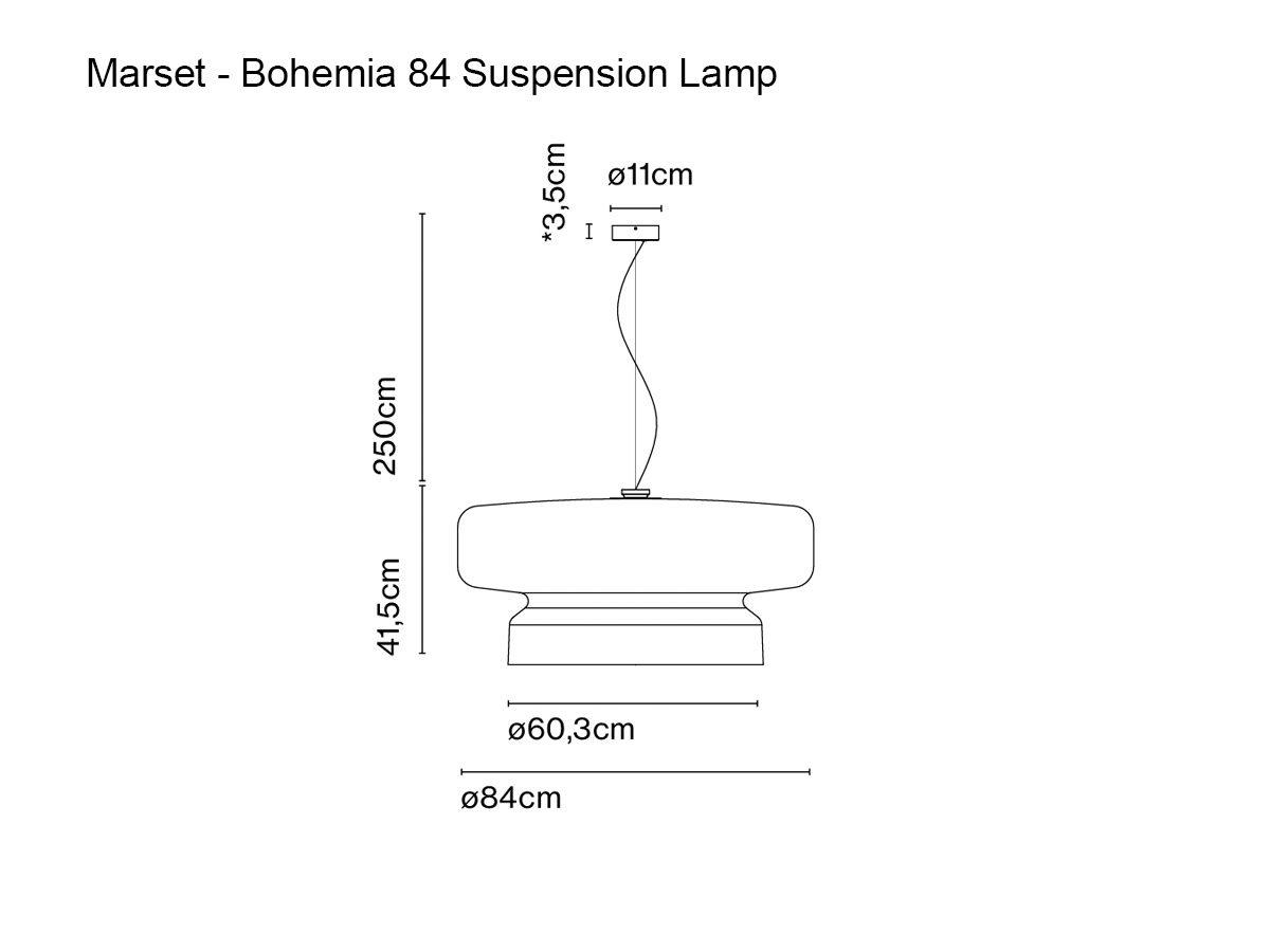 Marset Bohemia 84 Suspension Lamp