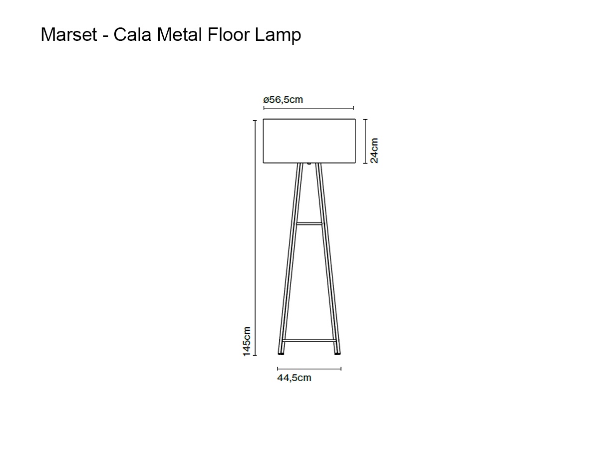 Marset Cala Metal Floor Lamp