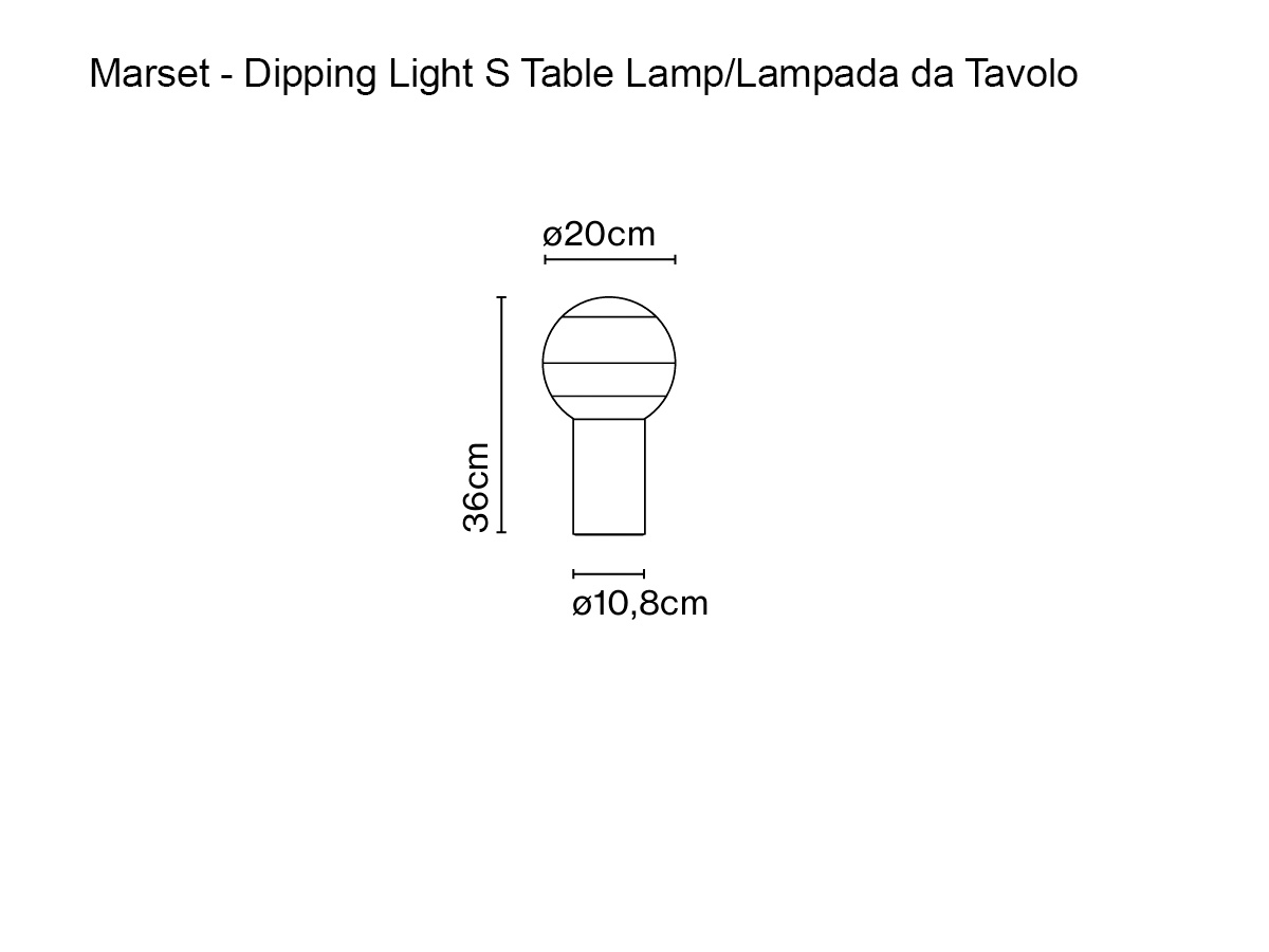 Marset Dipping Light S Table Lamp