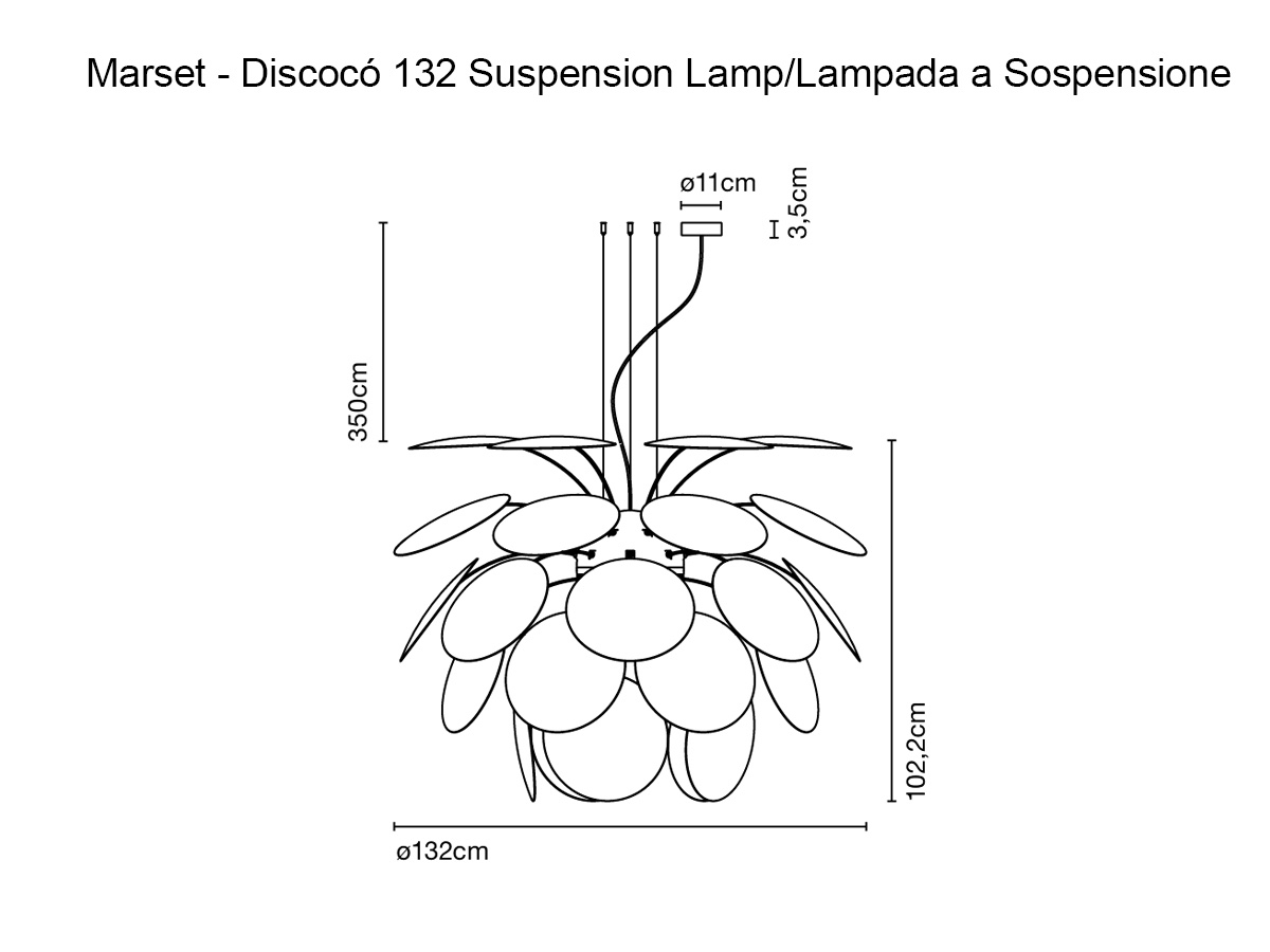 Marset Discoco 132 Suspension Lamp