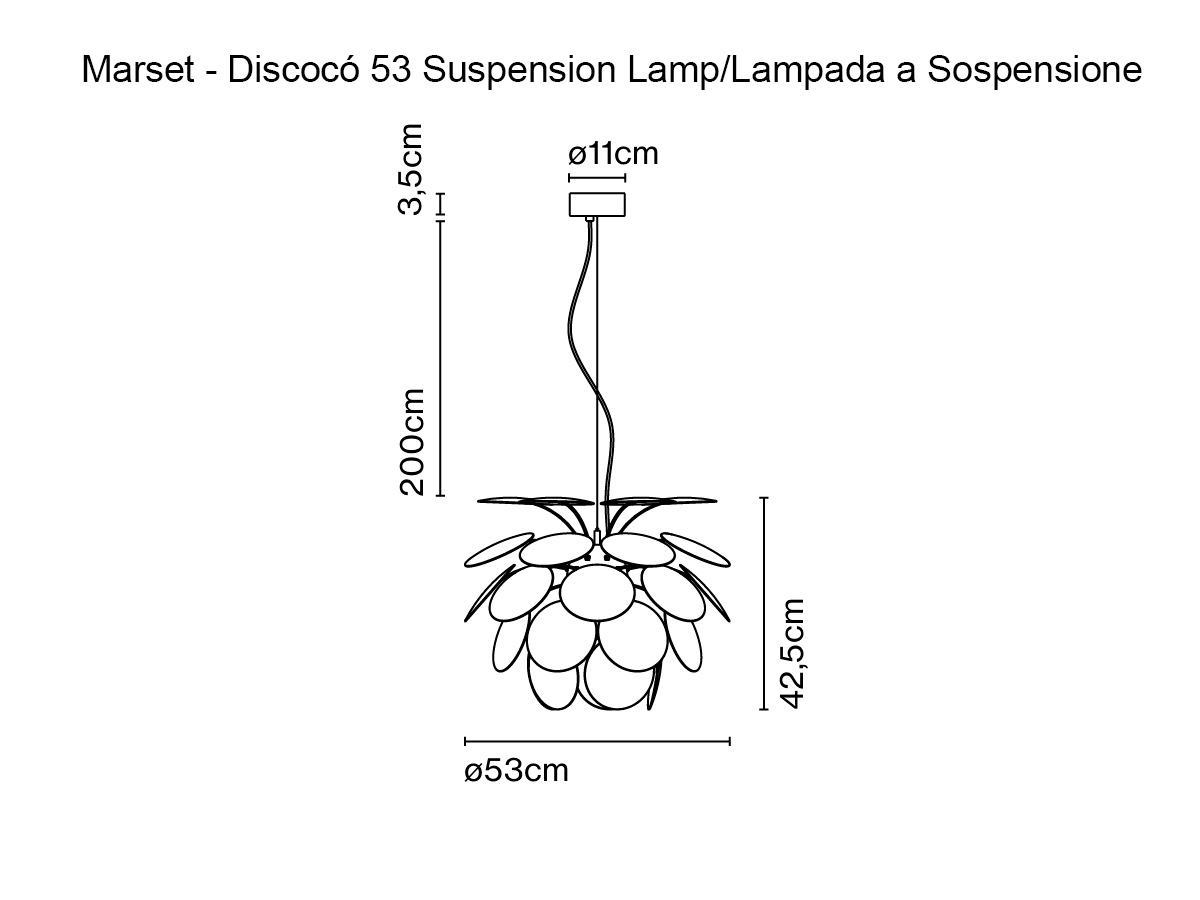 Marset Discoco 53 Suspension Lamp