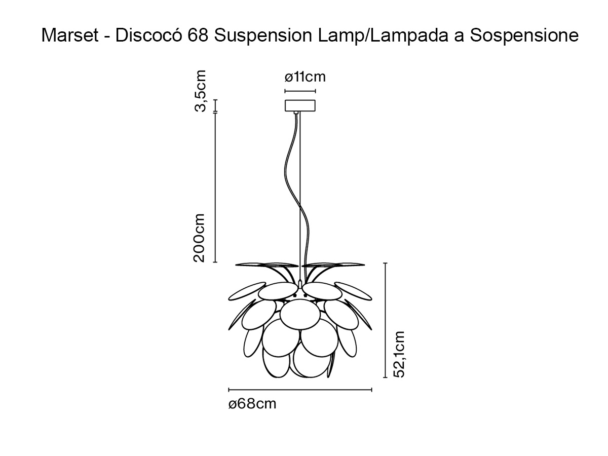 Marset Discoco 68 Suspension Lamp