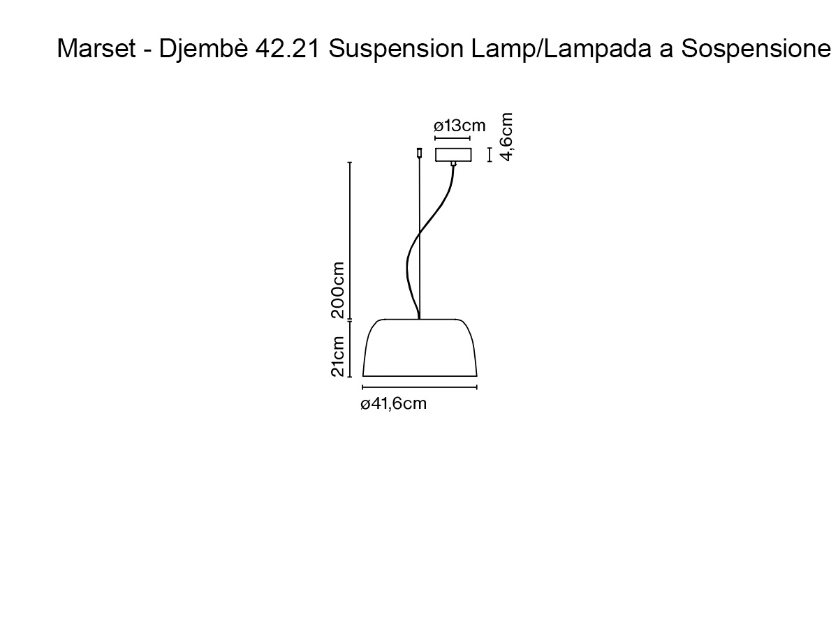 Marset Djembe 4221 Suspension Lamp