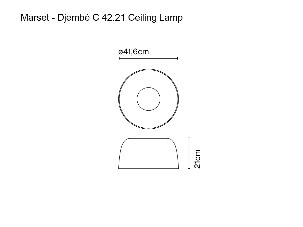 Marset Djembe C 4221 Ceiling Lamp