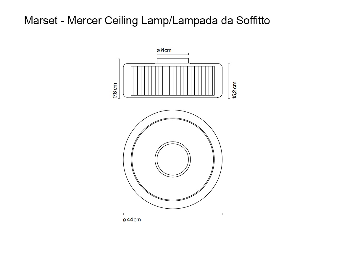 Marset Mercer Ceiling Lamp