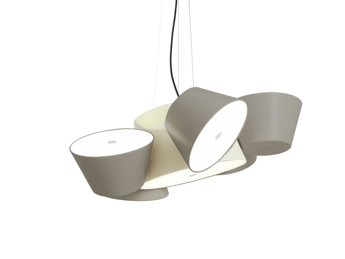 Marset Tam Tam 5 Suspension Lamp Off Whitesand