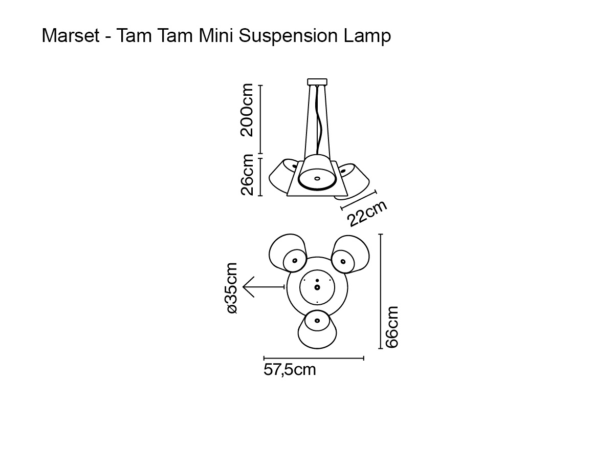 Marset Tam Tam Mini Suspension Lamp