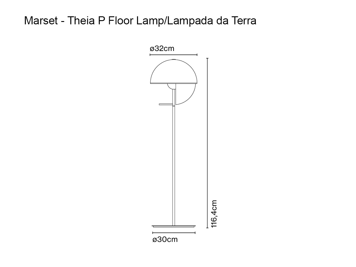 Marset Theia P Floor Lamp