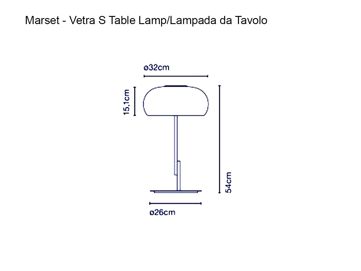 Marset Vetra S Table Lamp White