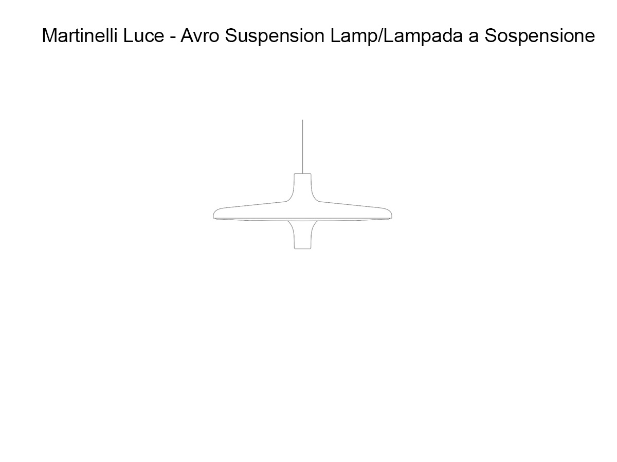 Martinelli Luce Avro Suspension Lamp