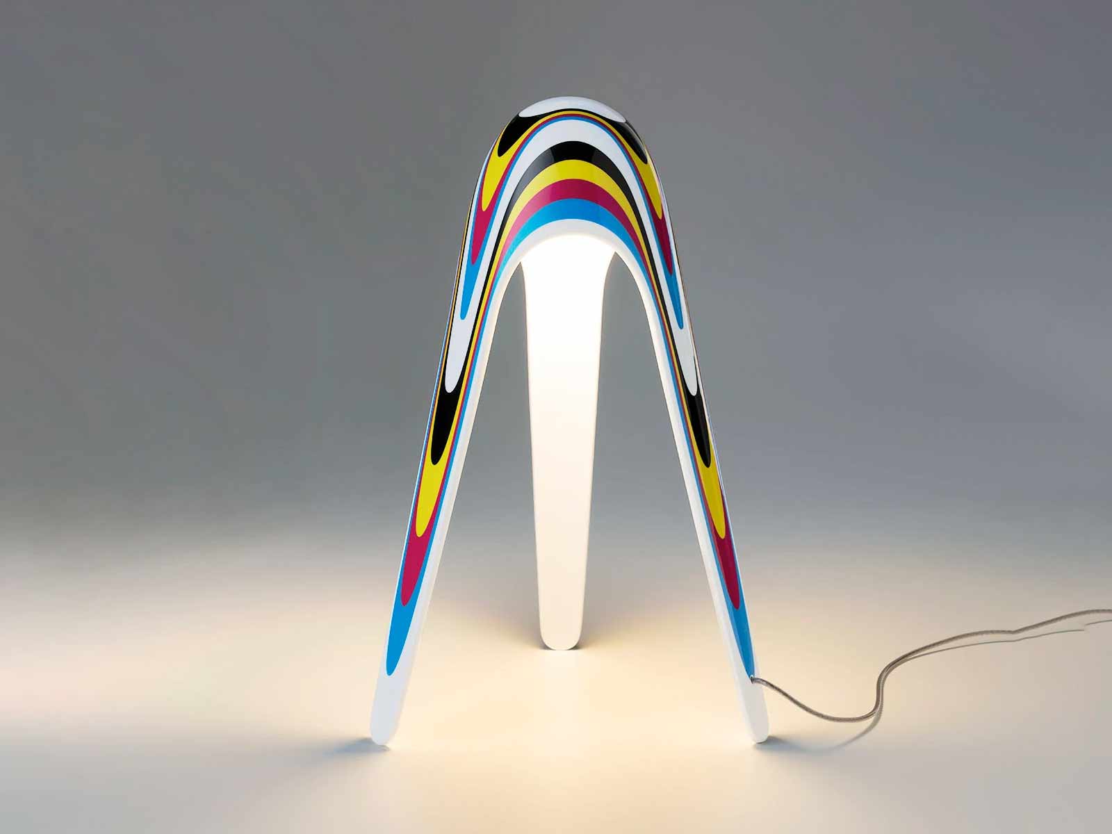 Martinelli Luce Cyborg Texture Limited Edition Table Lamp